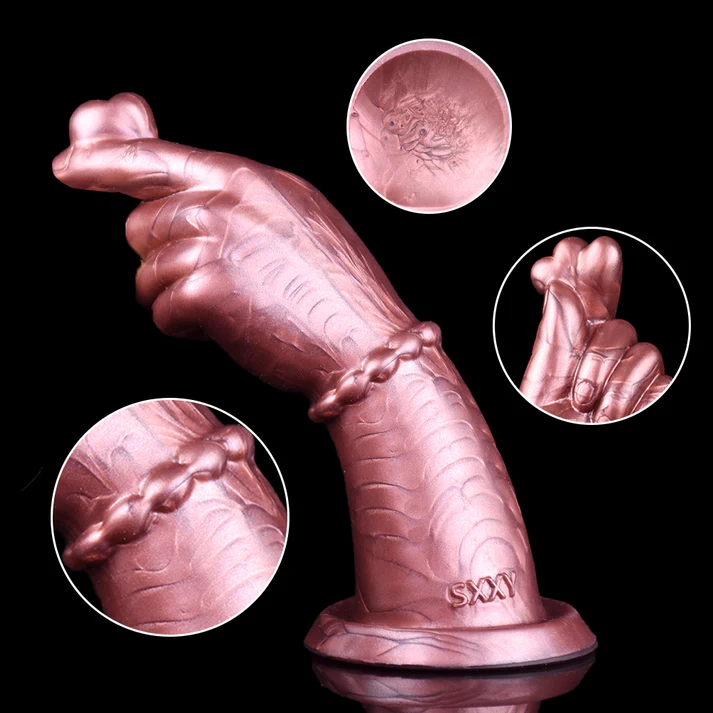 Gandharva Deva Fist Fantasy Silicone Dildo with Suction Cup 5.5 Inch [Limited Time Offer]