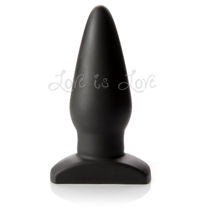 Tantus Ringo Large Silicone Butt Plug Onyx