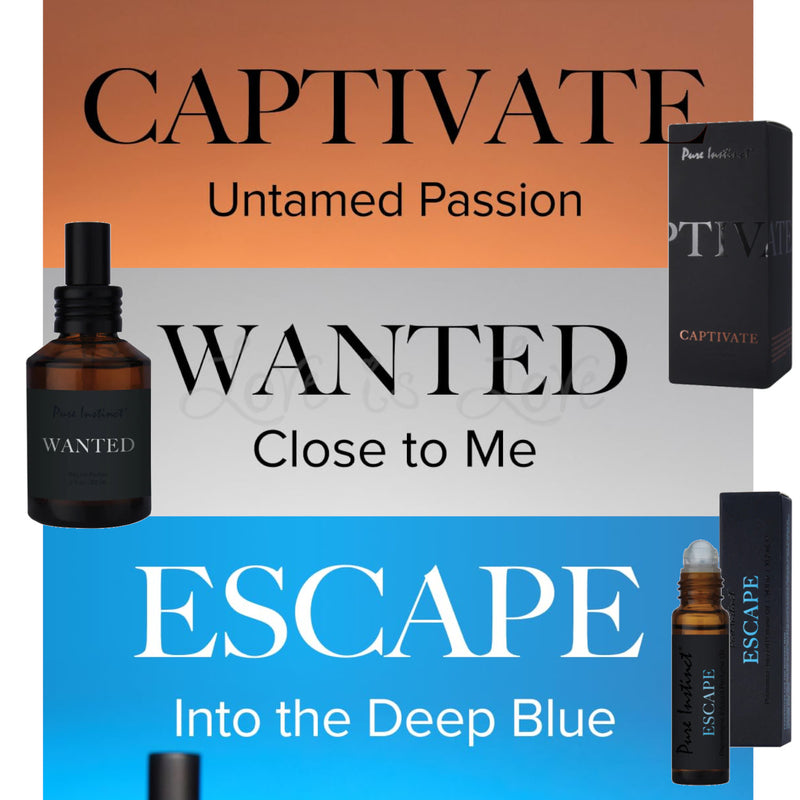 Classic Brands Pure Instinct Men's Collection Pheromone Infused Perfum