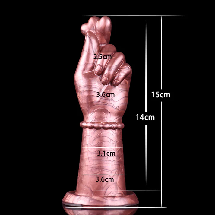 Gandharva Deva Fist Fantasy Silicone Dildo with Suction Cup 5.5 Inch [Limited Time Offer]