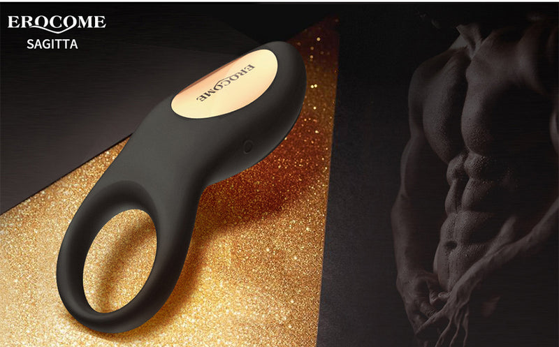 Erocome Sagitta Rechargeable Vibrating Cock Ring with or without Remote Control