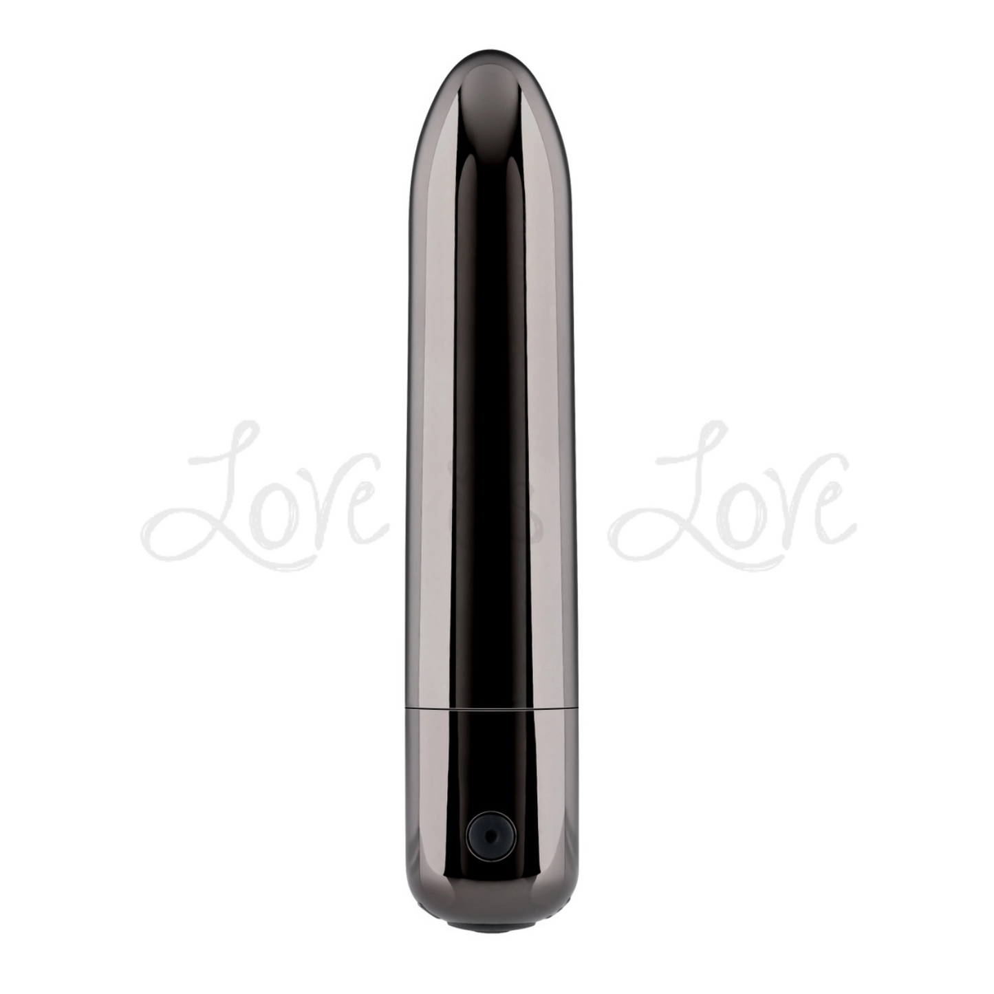 Evolved Real Simple Rechargeable Bullet Vibrator Black Chrome