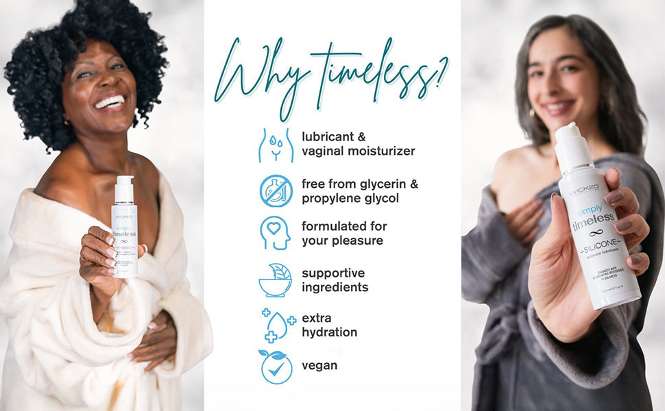 Wicked Simply Timeless Hybrid Lubricant 6 ML Sachet Enhances with DHEA