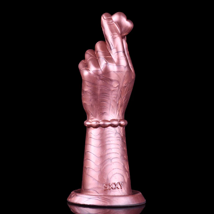 Gandharva Deva Fist Fantasy Silicone Dildo with Suction Cup 5.5 Inch [Limited Time Offer]