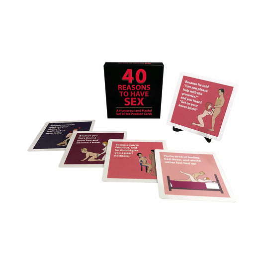 Kheper Games 40 Reasons to Have Sex Playful Set of Sex Position Cards