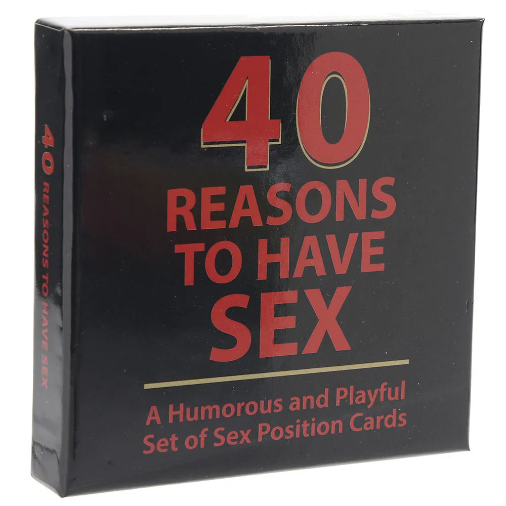 Kheper Games 40 Reasons to Have Sex Playful Set of Sex Position Cards