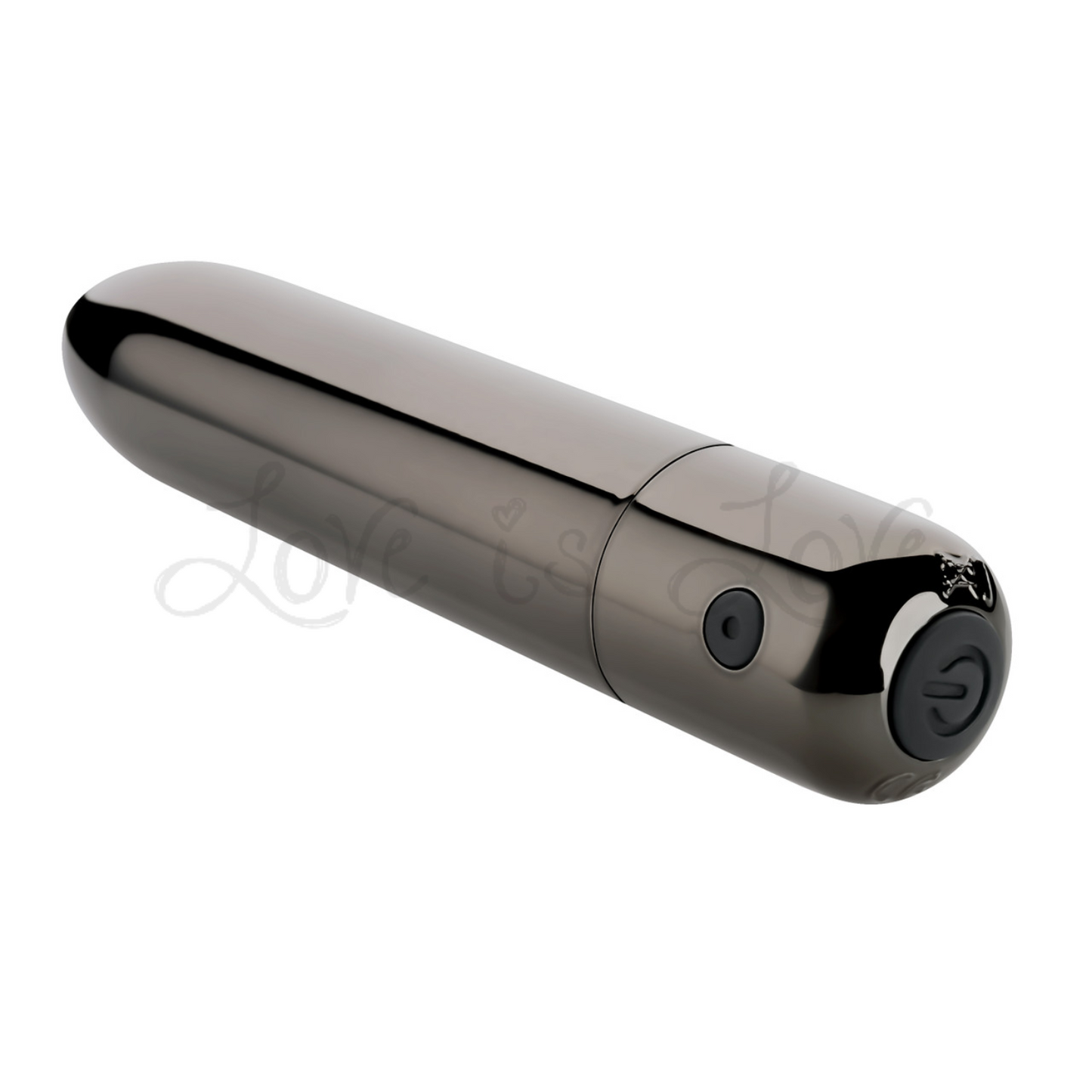 Evolved Real Simple Rechargeable Bullet Vibrator Black Chrome