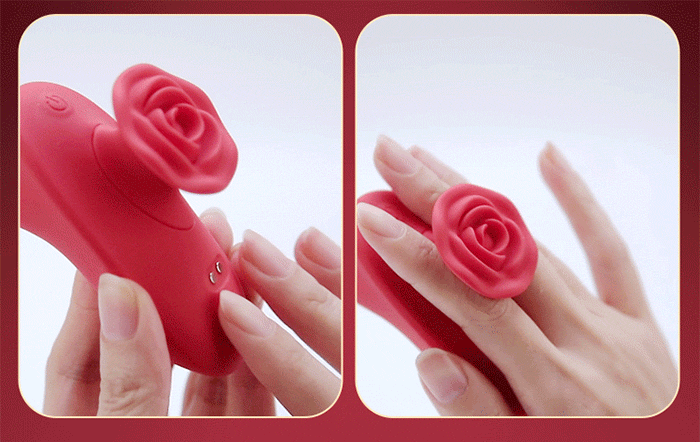 Erocome Rose Pluse With 10 Flapping Modes Red (Limited Period Sale)