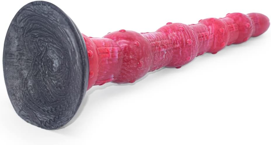 Aula Extra Long Fantasy Silicone Anal Dildo with Suction Cup 13.5 Inch