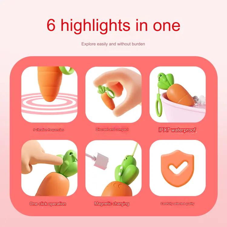 Tryfun Ripple Series Tiny Carrot Vibrating Bullet