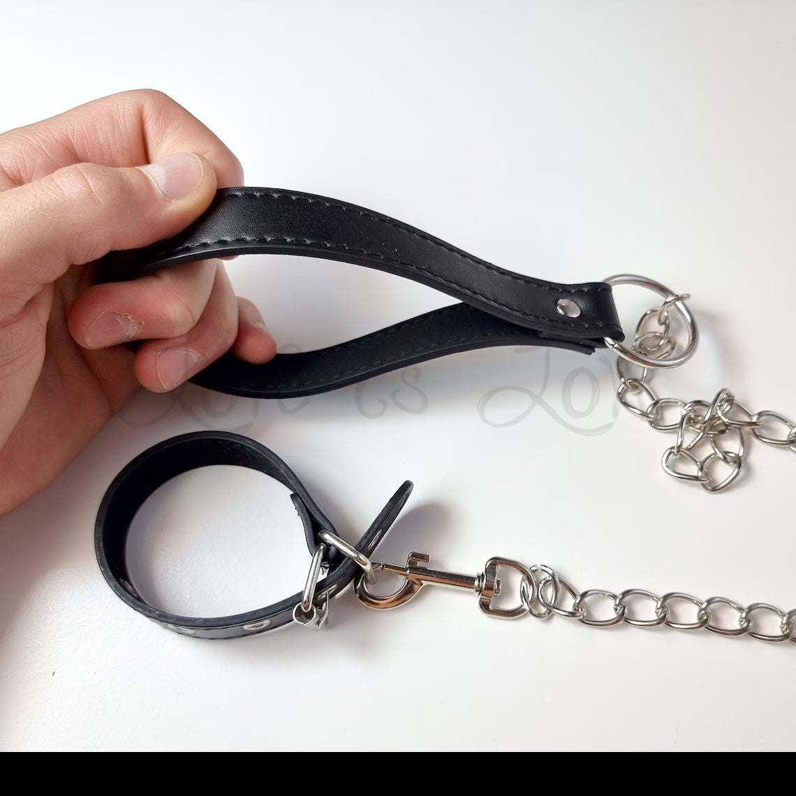 Bondage Penis Cock Ring With Leash