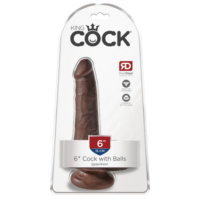 King Cock 6 Inch Cock With Balls