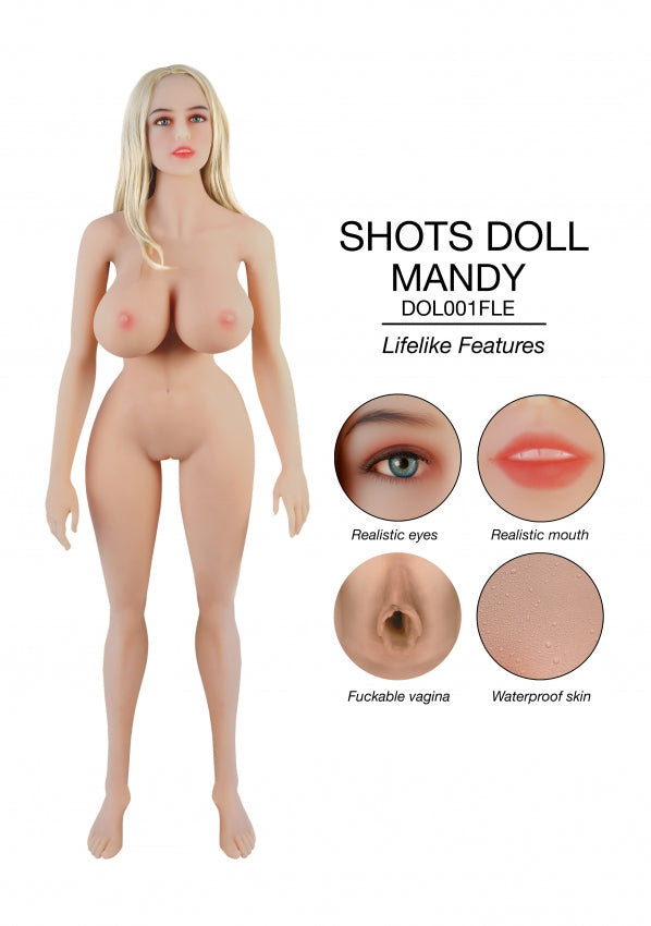 Shots Posable Real Life Female Sex Doll Mandy 161cm [Limited Period SALE]