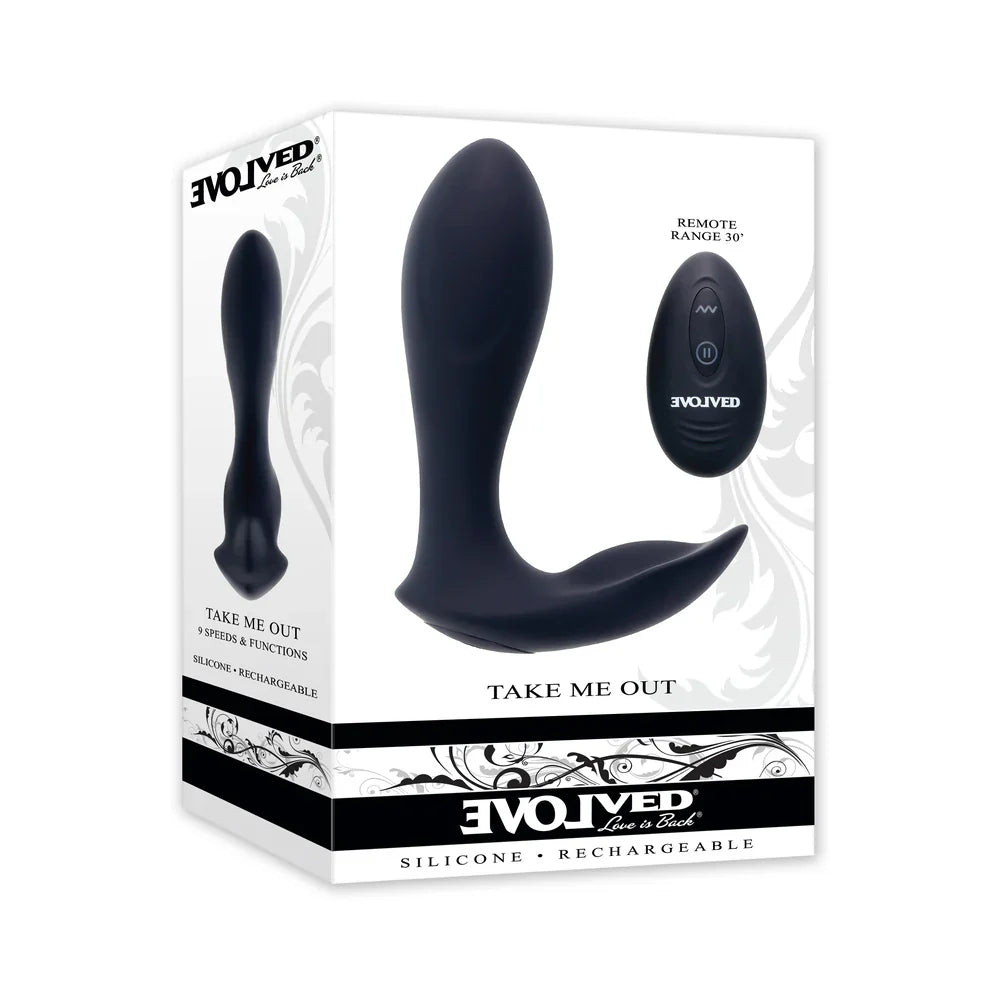 Evolved Take Me Out G-Spot & Clitoral Vibrator with Remote