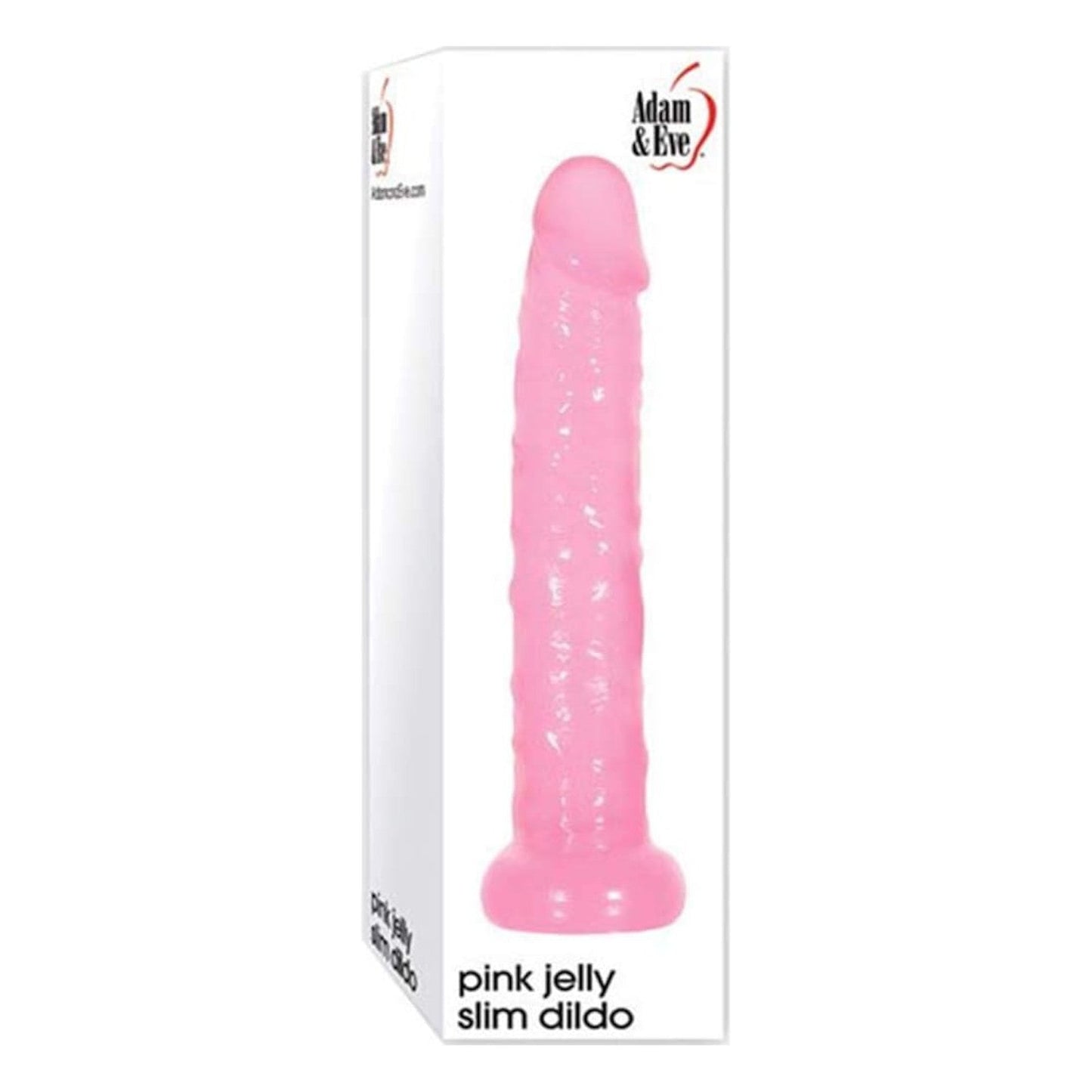 Adam & Eve Jelly Slim Dildo Pink 6 Inch