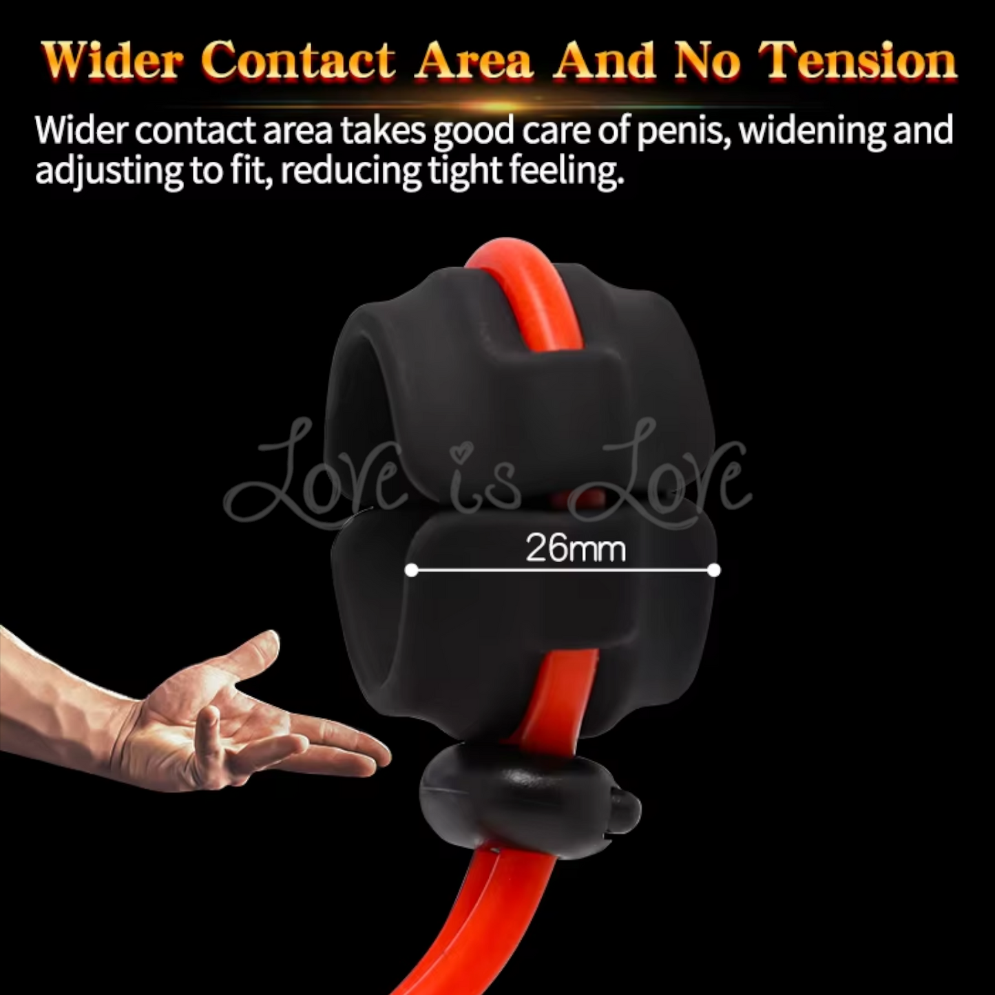 Adjustable Clamp Lasso Lock Cock Ring