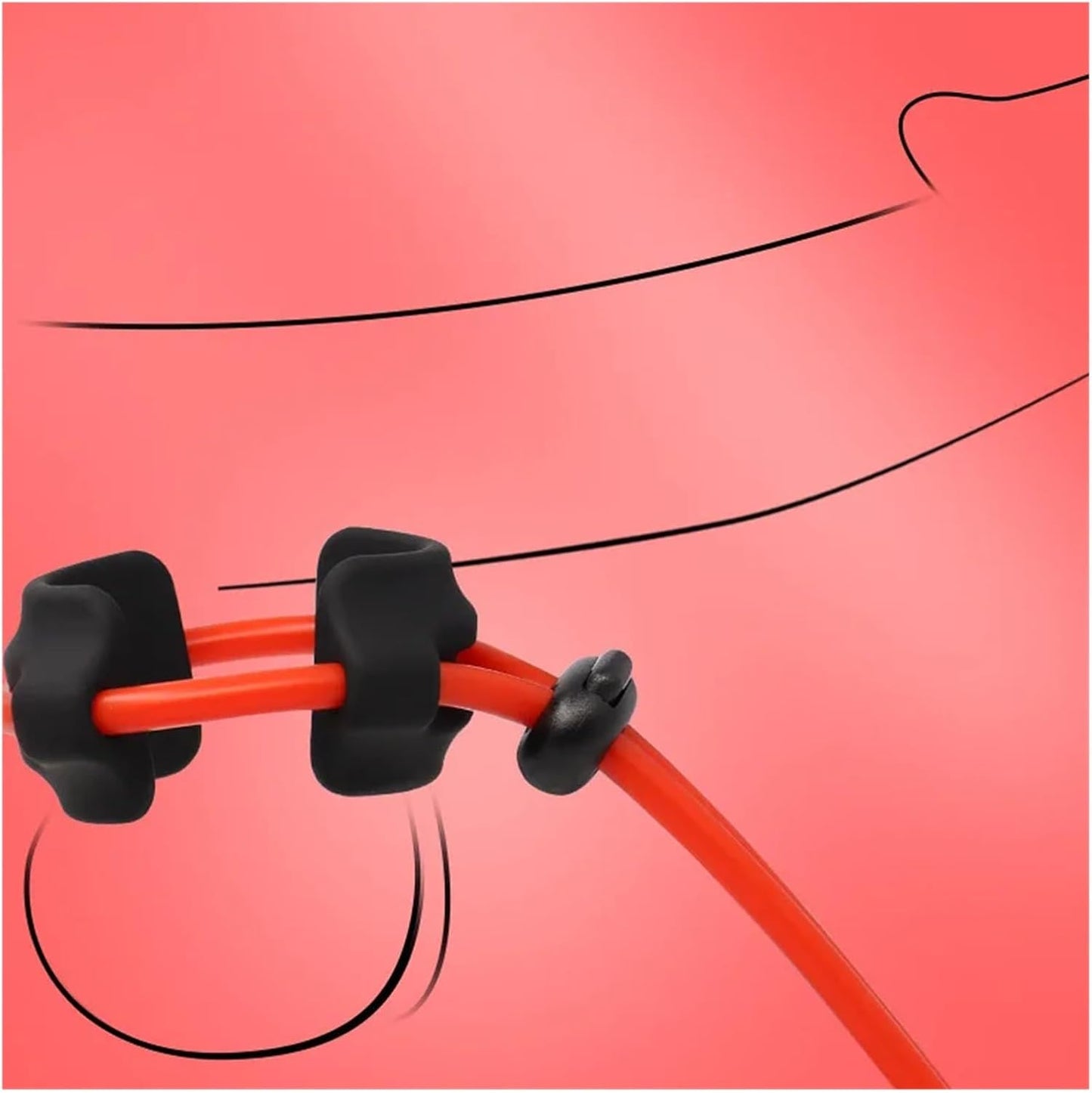 Adjustable Clamp Lasso Lock Cock Ring