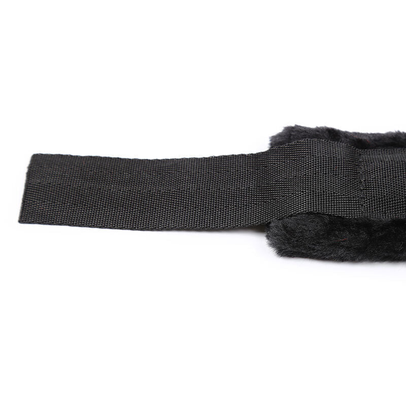 Adjustable Furry Wrist Cuffs with Removable Chain
