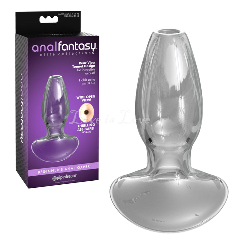 Pipedream Anal Fantasy Elite Beginners or Large or Mega Anal Glass Gaper