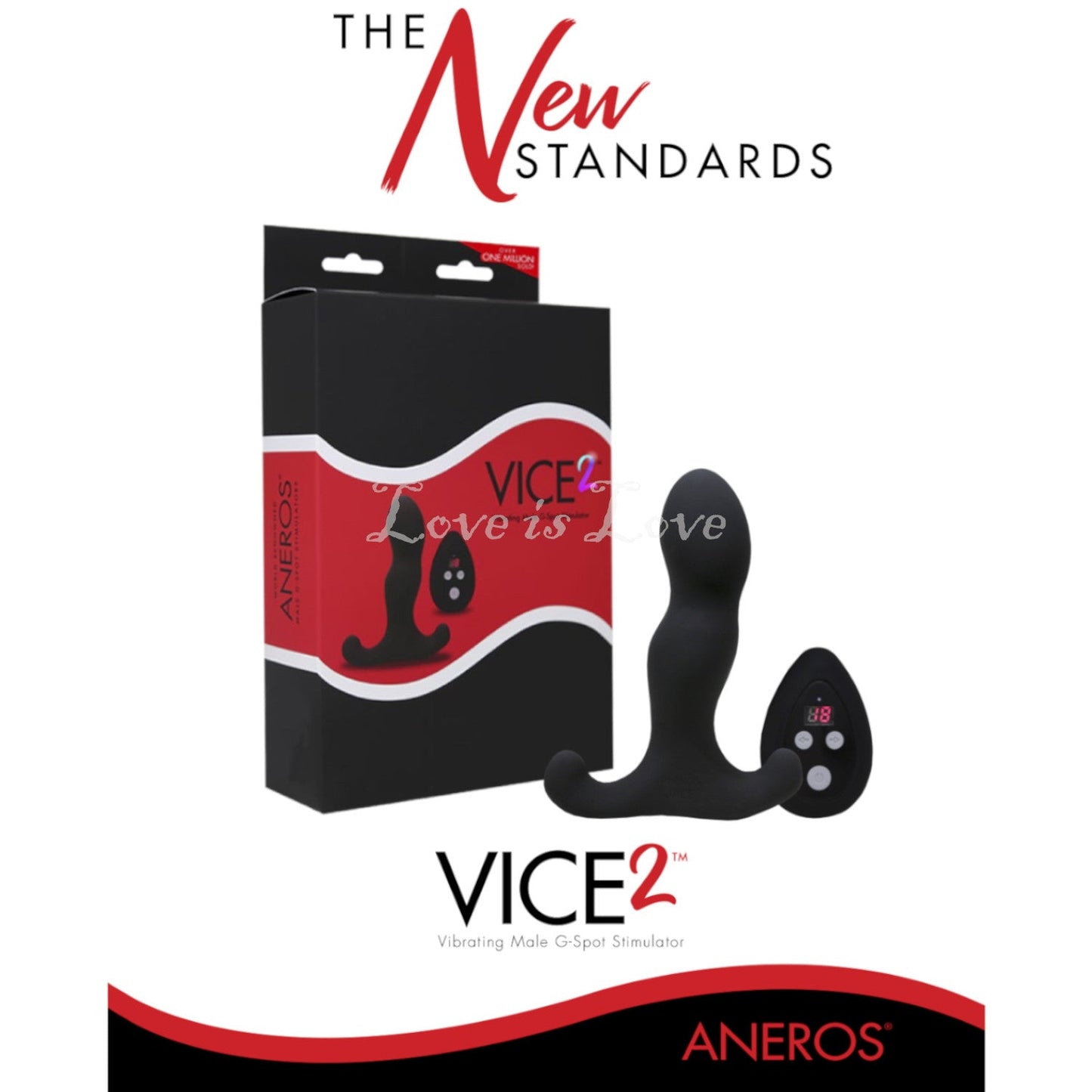 Aneros?Vice 2 Vibrating Prostate Pleasure (Authorized Dealer)(Crafted For Absolute Precision)