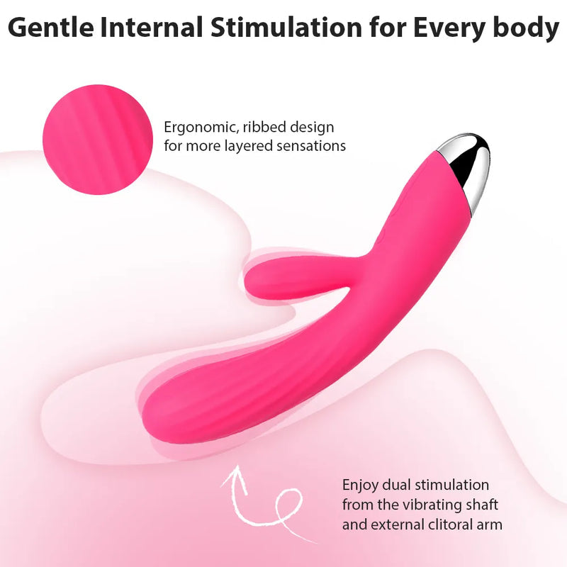 Svakom Angel Intelligent Warming Vibrator Plum Red (With 2 Super Strong Motors)