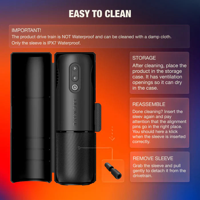 Arcwave Orbit App-Controlled 360�� Rotating Male Stroker