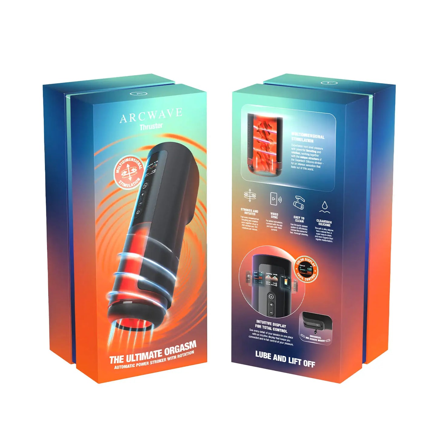 Arcwave Thruster App-Controlled Thrusting and Rotating Male Stroker