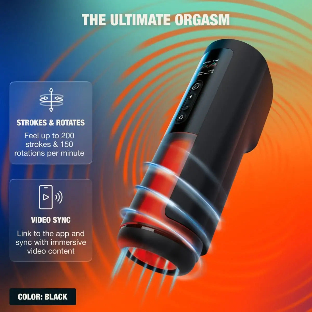 Arcwave Thruster App-Controlled Thrusting and Rotating Male Stroker