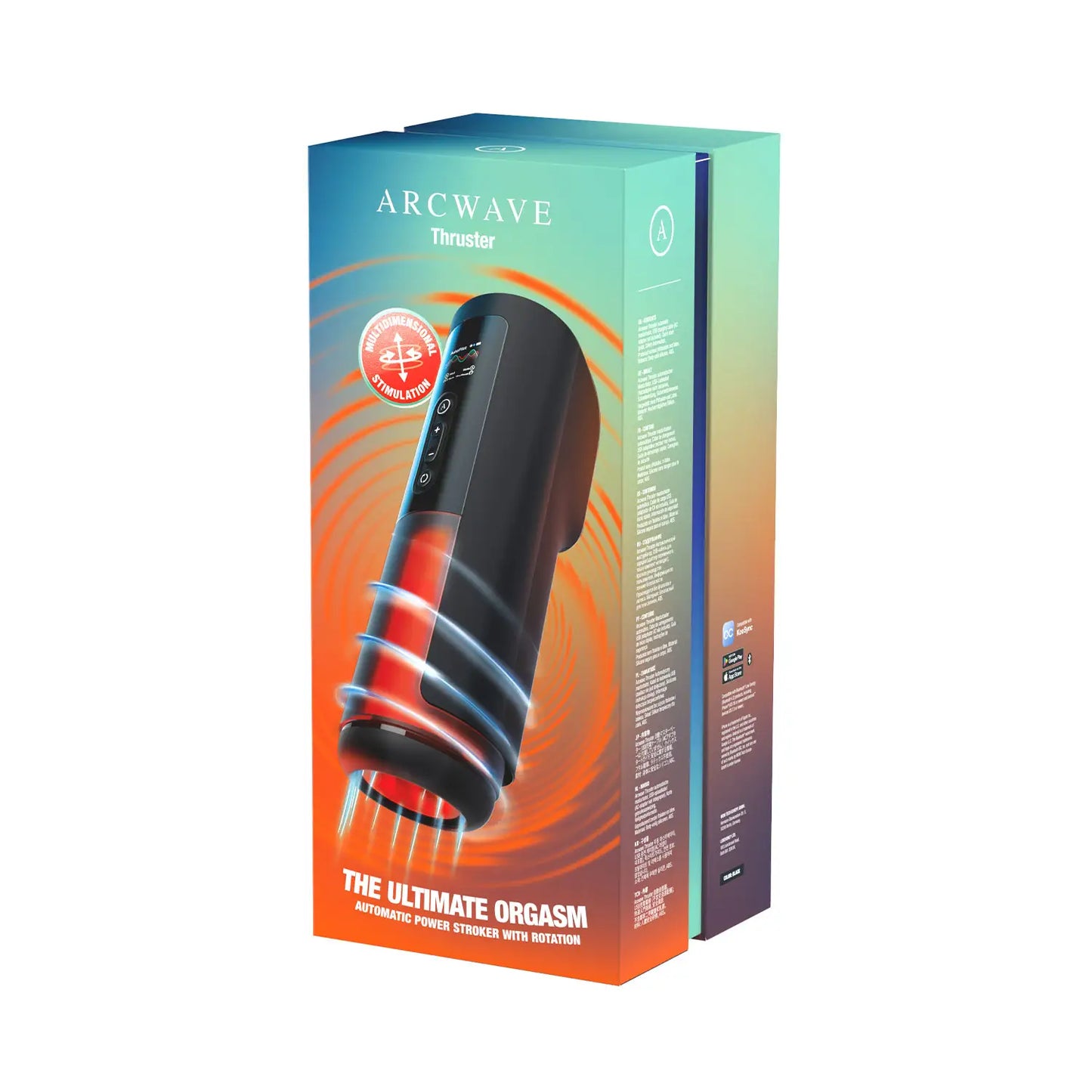 Arcwave Thruster App-Controlled Thrusting and Rotating Male Stroker