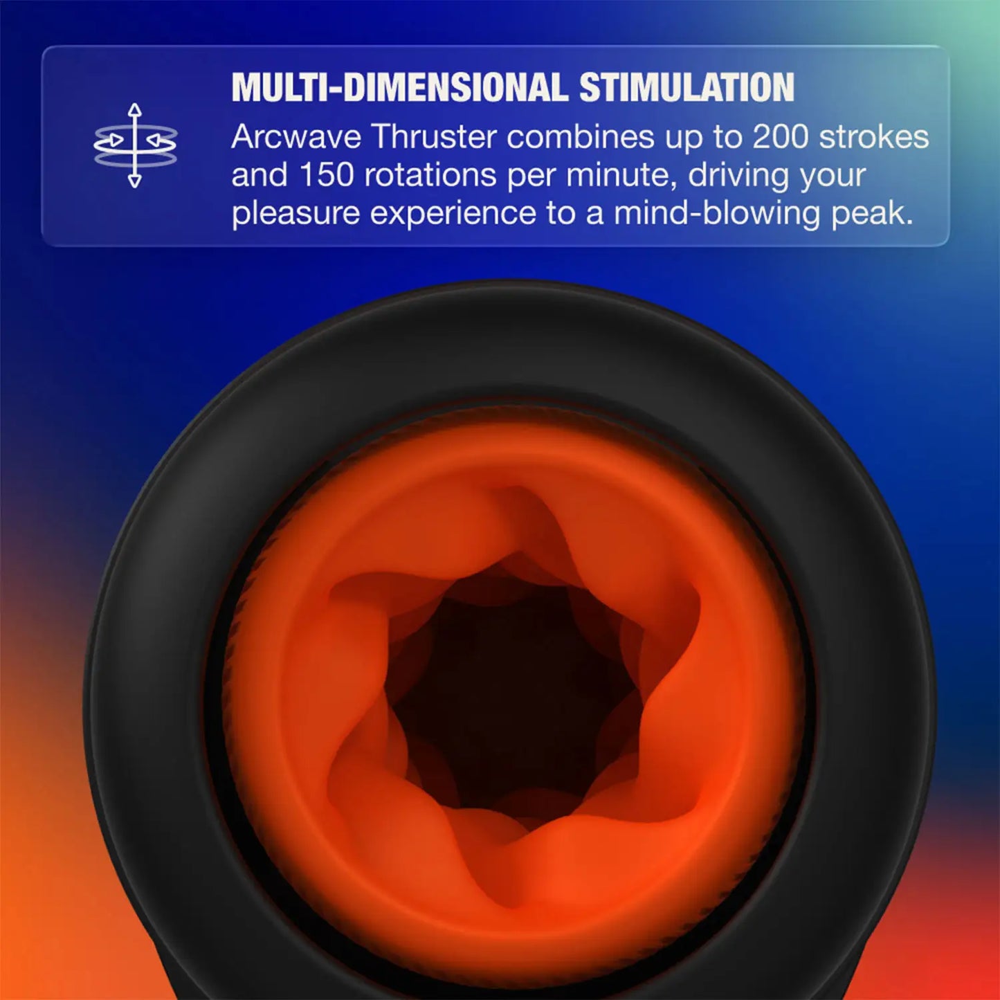 Arcwave Thruster App-Controlled Thrusting and Rotating Male Stroker