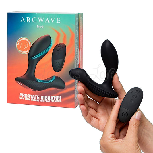 Arcwave Perk Flexible Silicone Remote Control Prostate Vibrator Dual Motor Massager - Pre-Order Item