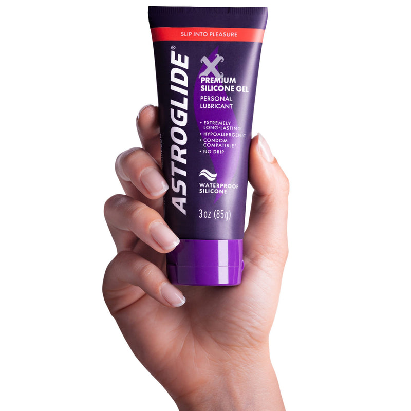 Astroglide X Premium Silicone Gel Lubricant 3 FL OZ 85 G