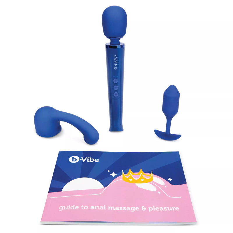 b-Vibe x Le Wand Anal Massage & Education Set (10 Pcs) Blue (Limited Period Sale)