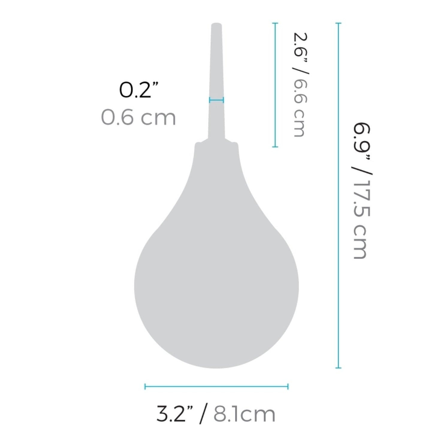 B-vibe Classic Enema Bulb Set