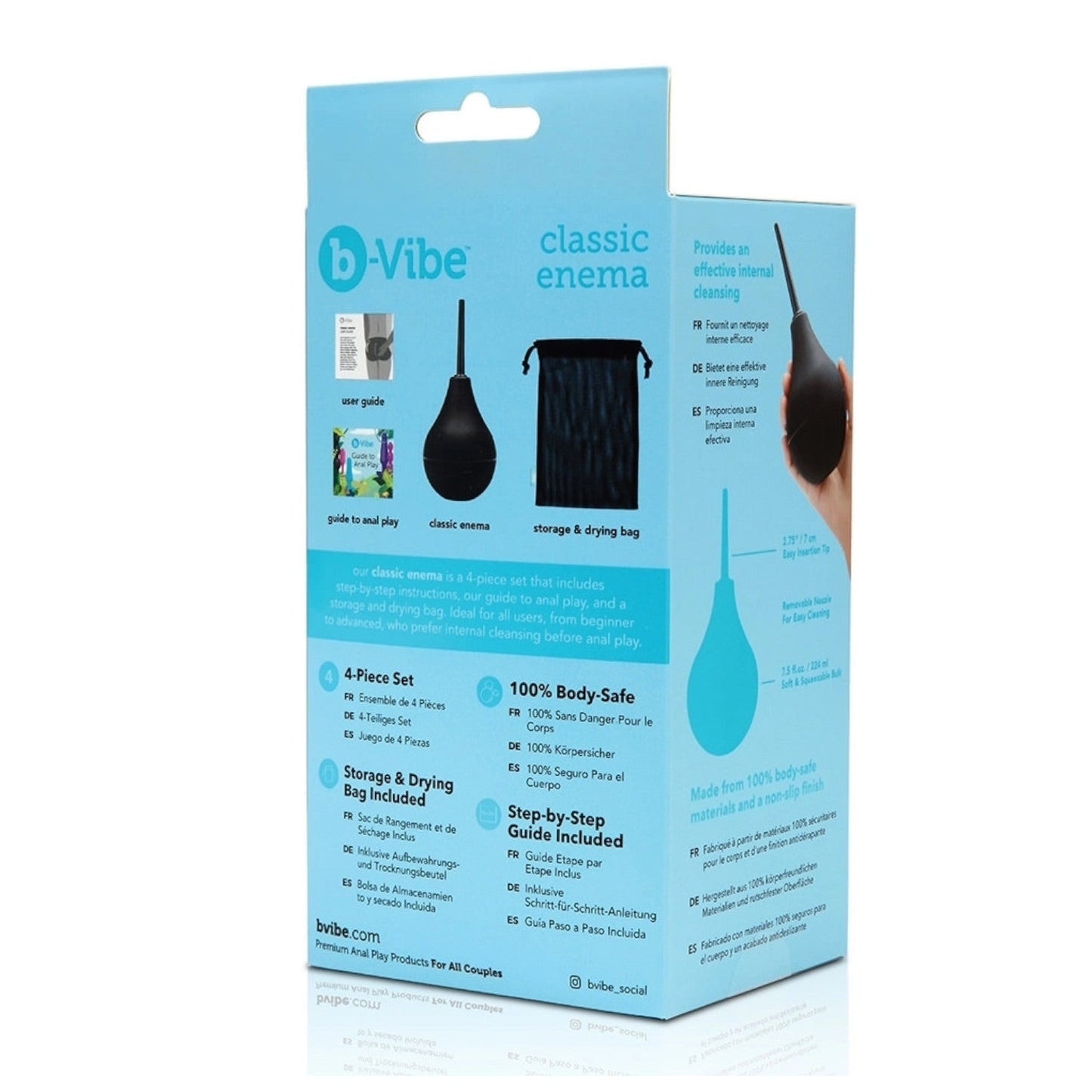 B-vibe Classic Enema Bulb Set