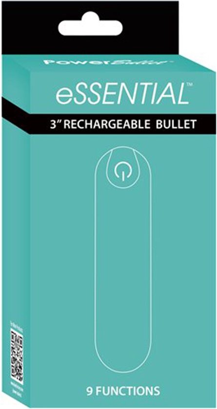 BMS Essential 3 Inch Rechargeable PowerBullet with Case - Teal