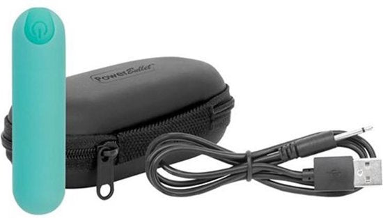 BMS Essential 3 Inch Rechargeable PowerBullet with Case - Teal