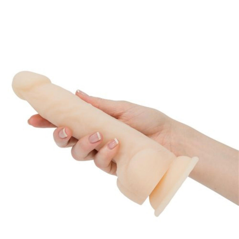 BMS Factory Naked Addiction Silicone Dual Density Dildo With Suction Cup 8 Inch 200mm