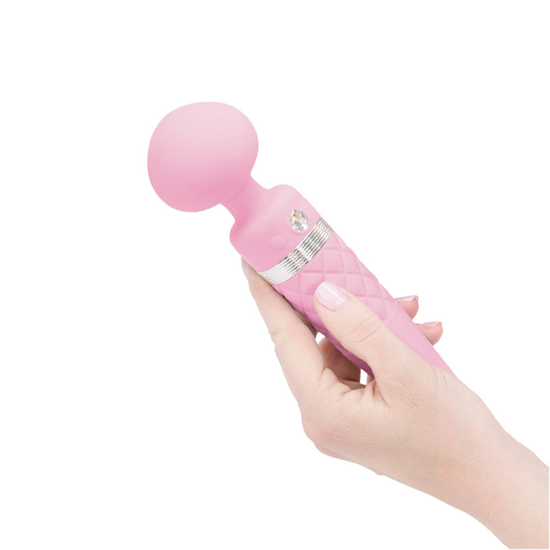 BMS Pillow Talk Sultry Rotating Wand Warming USB Rechargeable Vibrator