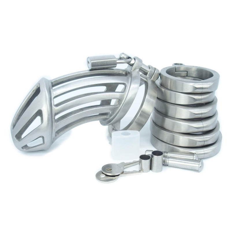 BON4MXL High Quality Stainless Steel Chastity Cage Extra Large