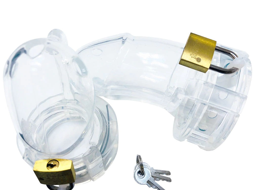 BON4Plus Chastity Device Clear (BON4 Standard Plus BON4 L)