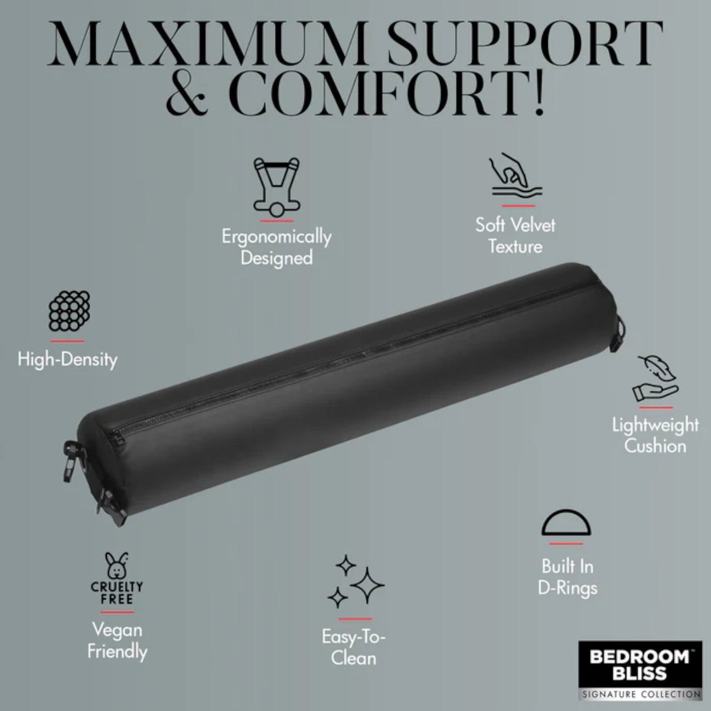 Bedroom Bliss Padded Spreader Bar with Restraints