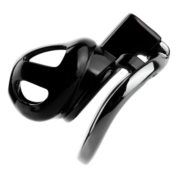 Black ABS & Aluminum Alloy Chastity Cage Small 45 mm #298S