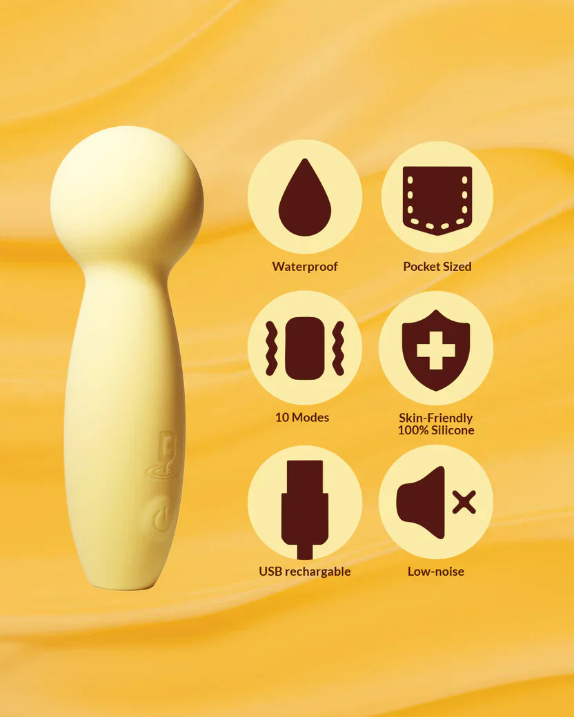 Blenva Bloomi Silicone Mini Wand Vibrator