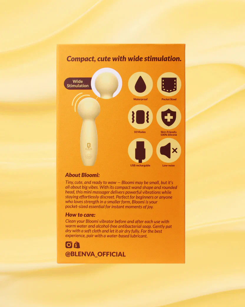 Blenva Bloomi Silicone Mini Wand Vibrator