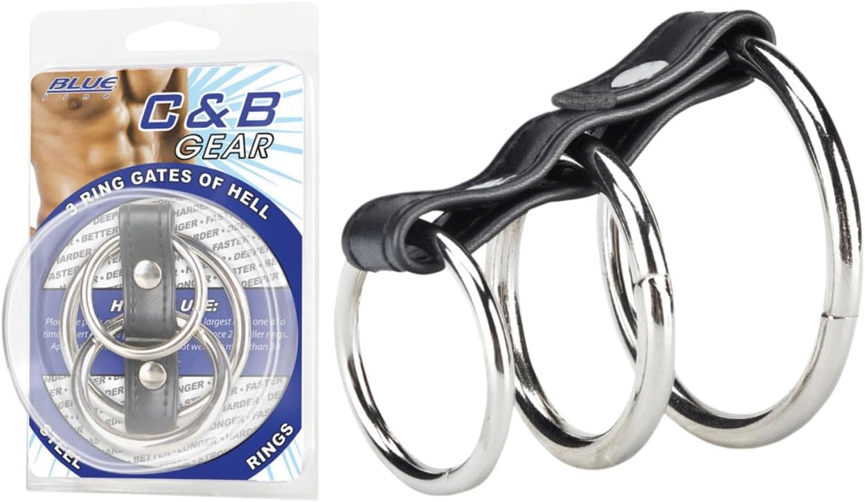 Blueline C&B Gear 3 Ring Gates of Hell Cock Ring [SALE*]