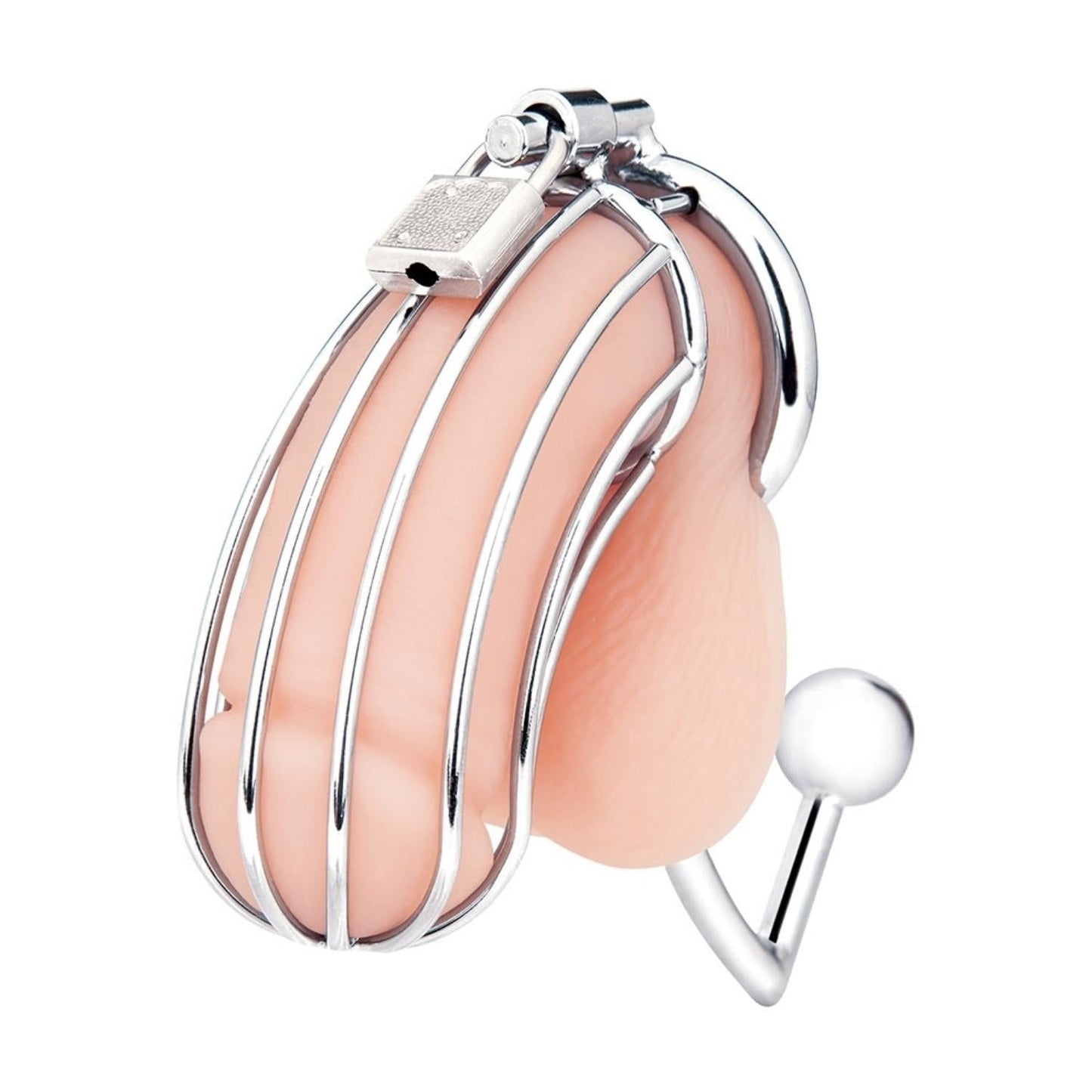 Blueline C&B Metal Cock Cage With Anal Stimulator