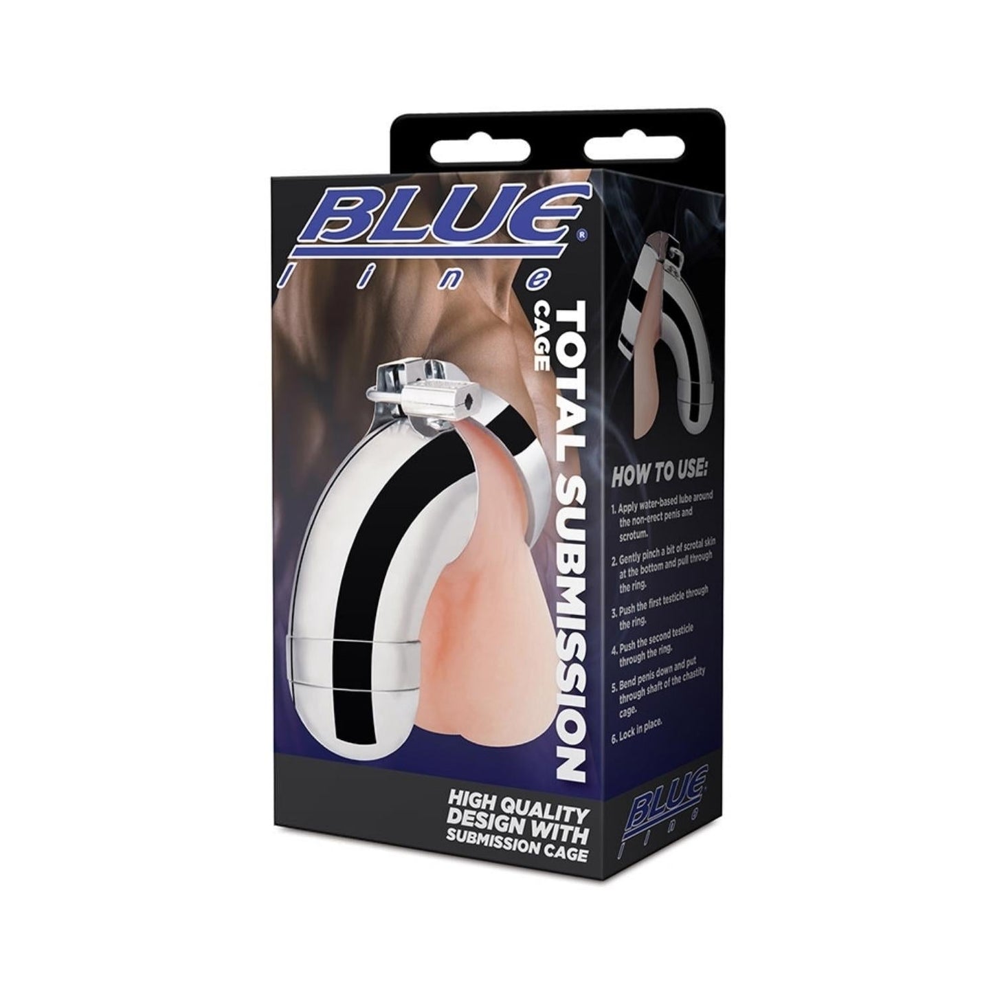 Blueline C&B Total Submission Chastity Cock Cage Metal