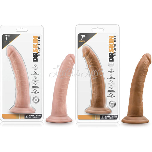 Blush Dr. Skin 7 Inch Cock With Suction Cup