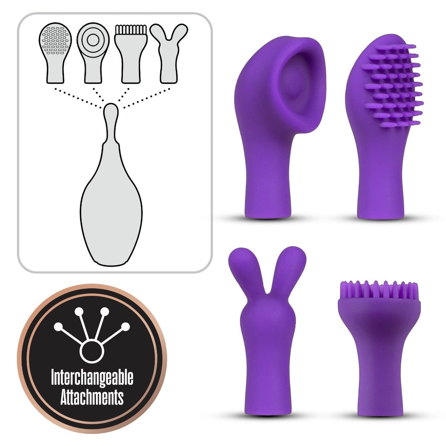 Blush Novelties Lush Juna High-Frequency Vibrator Purple